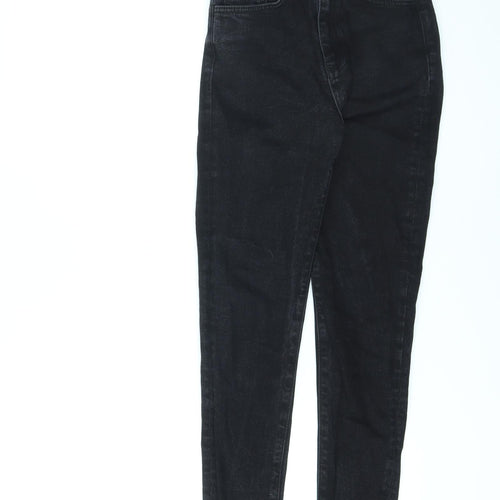 RGNC X NU-IN Womens Black Cotton Skinny Jeans Size 26 L30 in Regular Zip