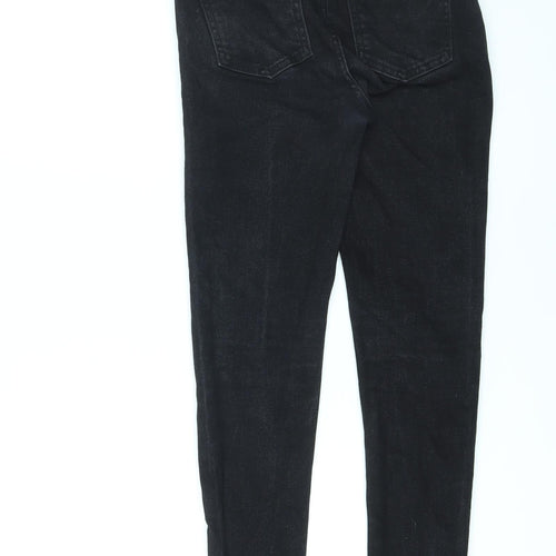 RGNC X NU-IN Womens Black Cotton Skinny Jeans Size 26 L30 in Regular Zip