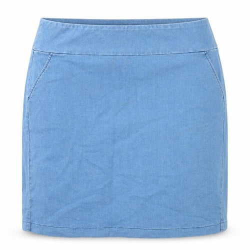 Kaleidoscope Womens Blue Cotton A-Line Skirt Size 20
