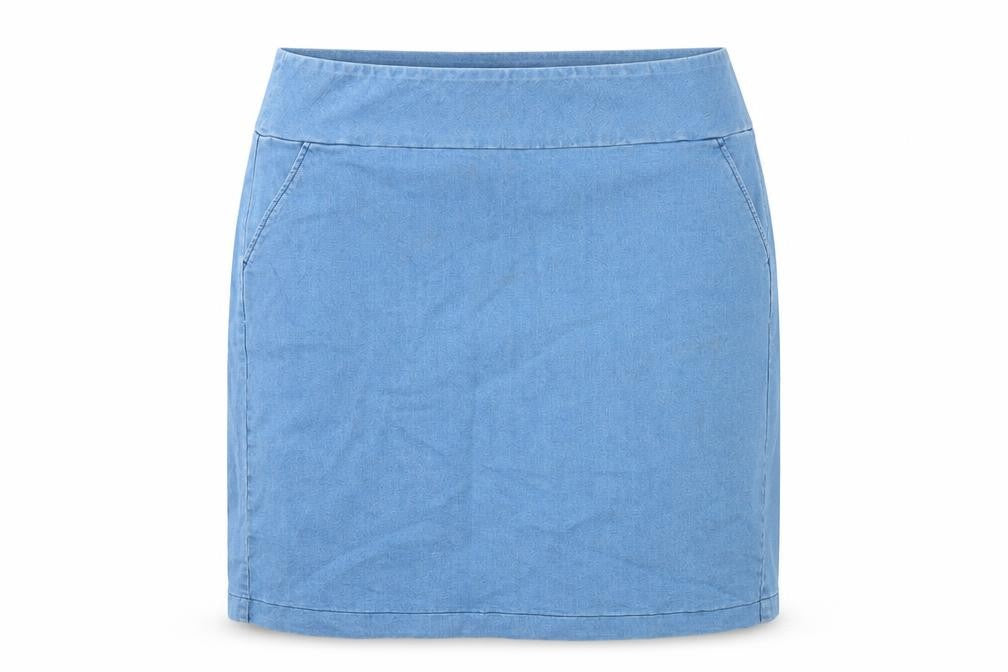 Kaleidoscope Womens Blue Cotton A-Line Skirt Size 20