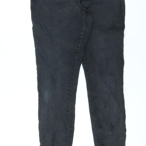 NEXT Womens Black Cotton Jegging Jeans Size 14 L28 in Regular