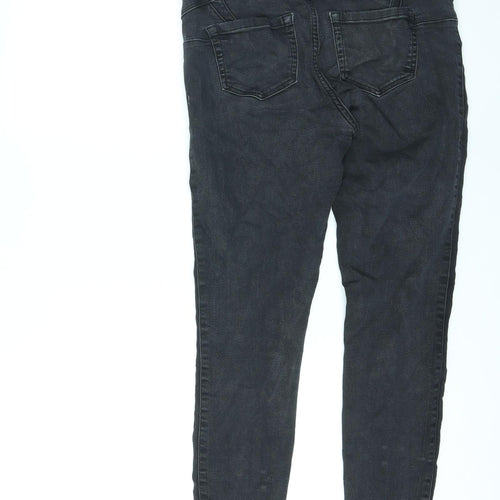 NEXT Womens Black Cotton Jegging Jeans Size 14 L28 in Regular