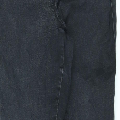 NEXT Womens Black Cotton Jegging Jeans Size 14 L28 in Regular