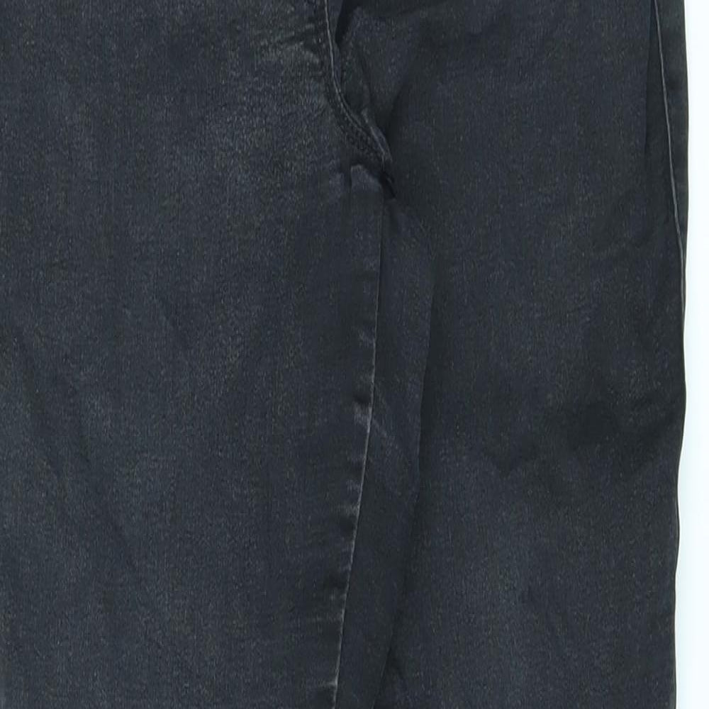 NEXT Womens Black Cotton Jegging Jeans Size 14 L28 in Regular