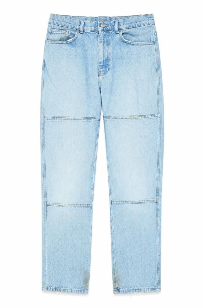 BDG Womens Blue Cotton Straight Jeans Size 32 in L30 in Regular Zip