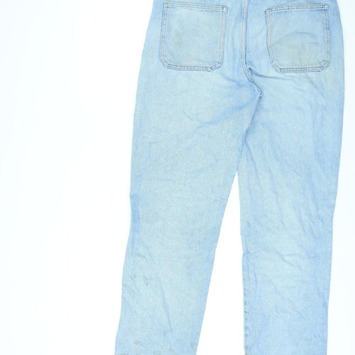 BDG Womens Blue Cotton Straight Jeans Size 32 in L30 in Regular Zip