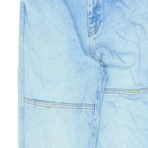 BDG Womens Blue Cotton Straight Jeans Size 32 in L30 in Regular Zip