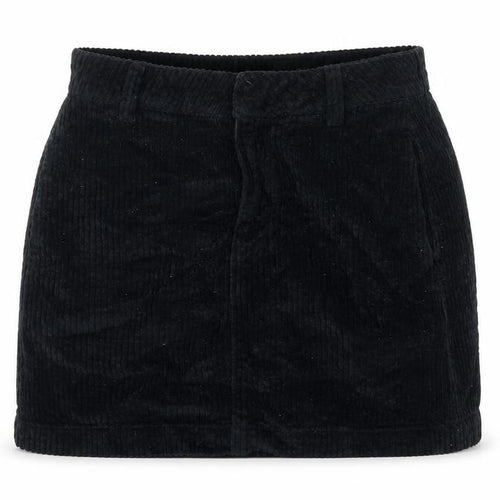 Urban Outfitters Womens Black Cotton Mini Skirt Size S Zip