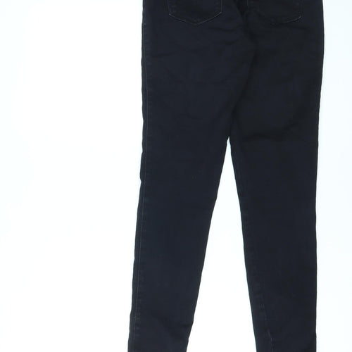 Fragile Womens Black Cotton Skinny Jeans Size 10 L27 in Regular Zip