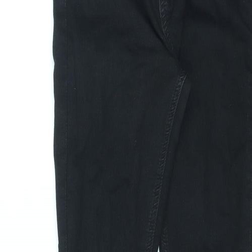 George Womens Black Cotton Skinny Jeans Size 10 L27 in Regular Zip