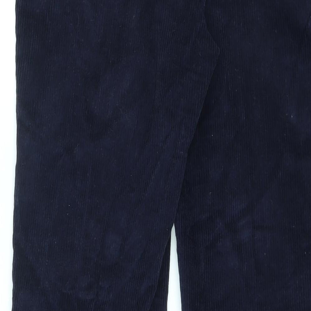 Skopes Mens Blue Cotton Trousers Size 34 in L27 in Regular Zip