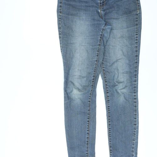 D. Jeans Womens Blue Cotton Skinny Jeans Size 6 L27 in Regular Zip