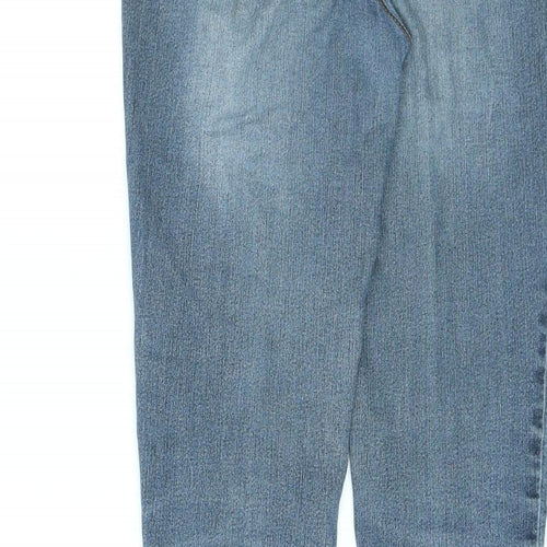 D. Jeans Womens Blue Cotton Skinny Jeans Size 6 L27 in Regular Zip