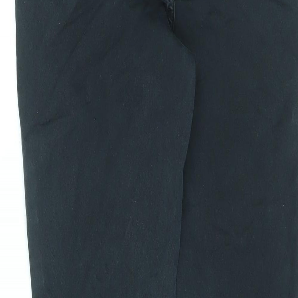 JACK & JONES Mens Black Cotton Tapered Jeans Size XS L24 in Regular Drawstring