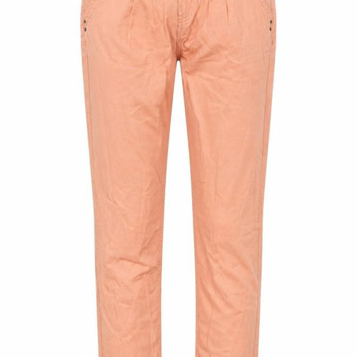 Denim & Co. Womens Orange Cotton Straight Jeans Size 10 L32 in Regular Zip