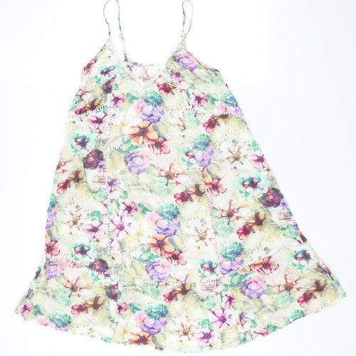 NEXT Womens Multicoloured Floral Viscose Cover Up Size 6