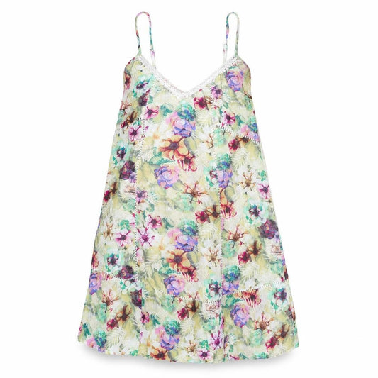 Front view of Next women’s multicoloured floral viscose cover up, size UK 6
