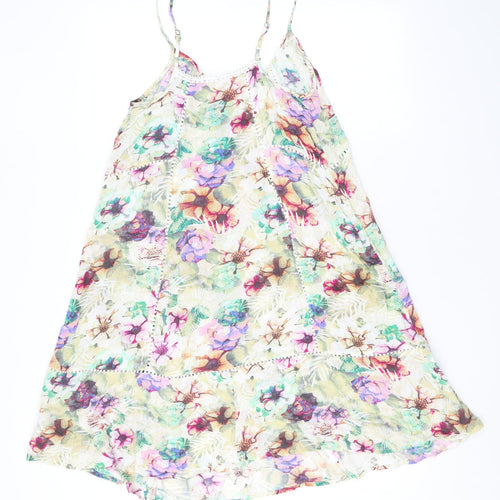 NEXT Womens Multicoloured Floral Viscose Cover Up Size 6