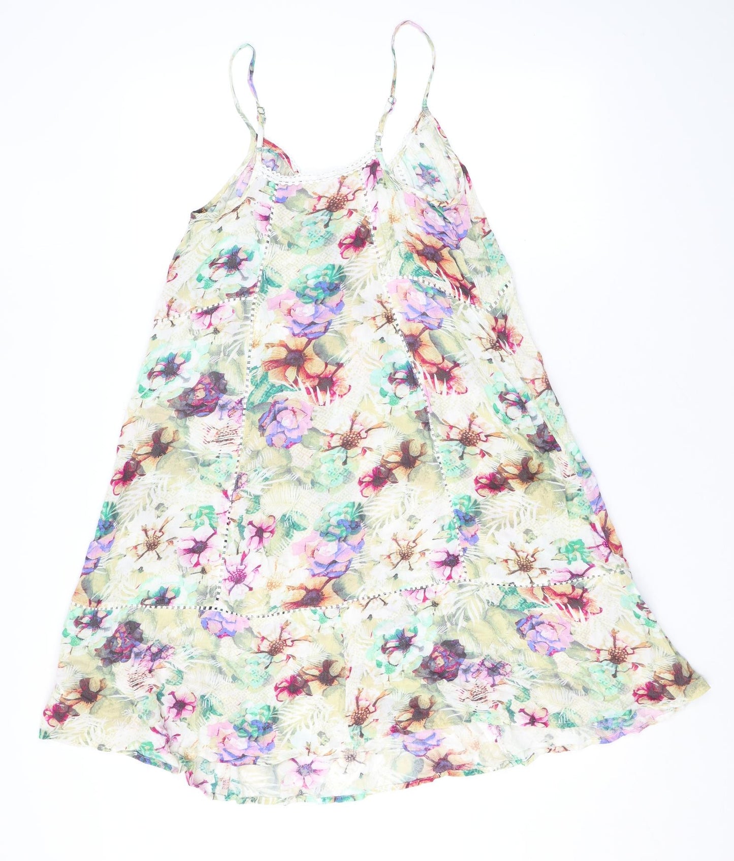 NEXT Womens Multicoloured Floral Viscose Cover Up Size 6