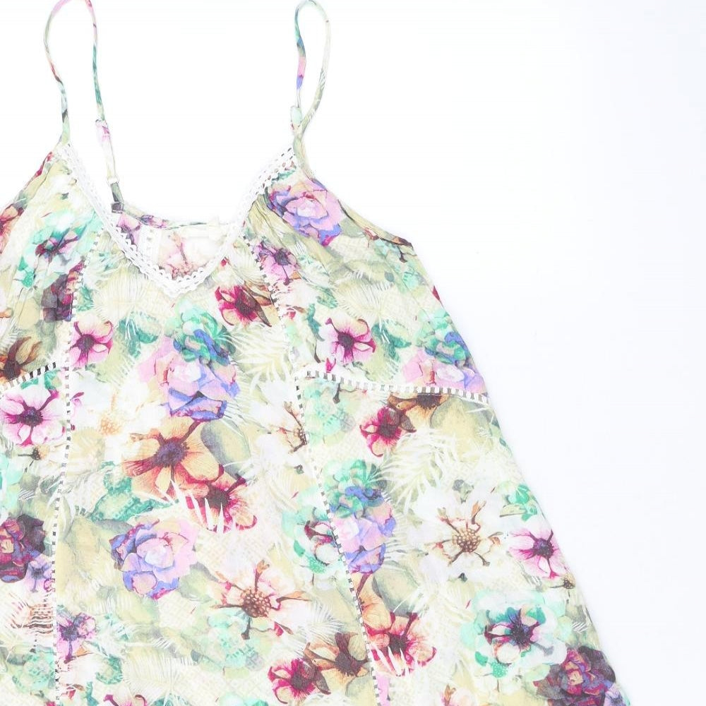 NEXT Womens Multicoloured Floral Viscose Cover Up Size 6