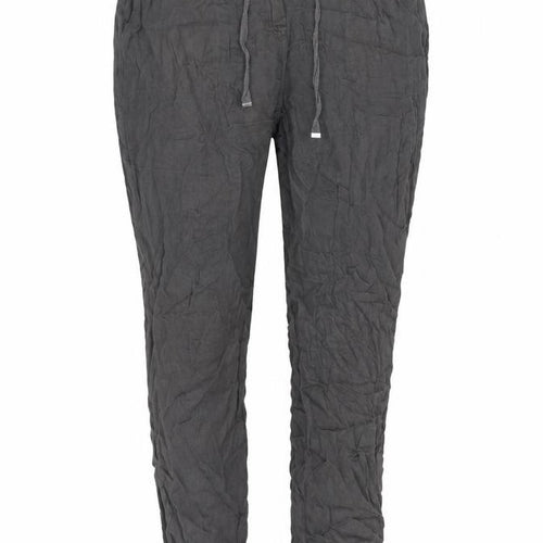 Dorothy Perkins Womens Grey Viscose Trousers Size 14 L27 in Regular Zip - Pockets