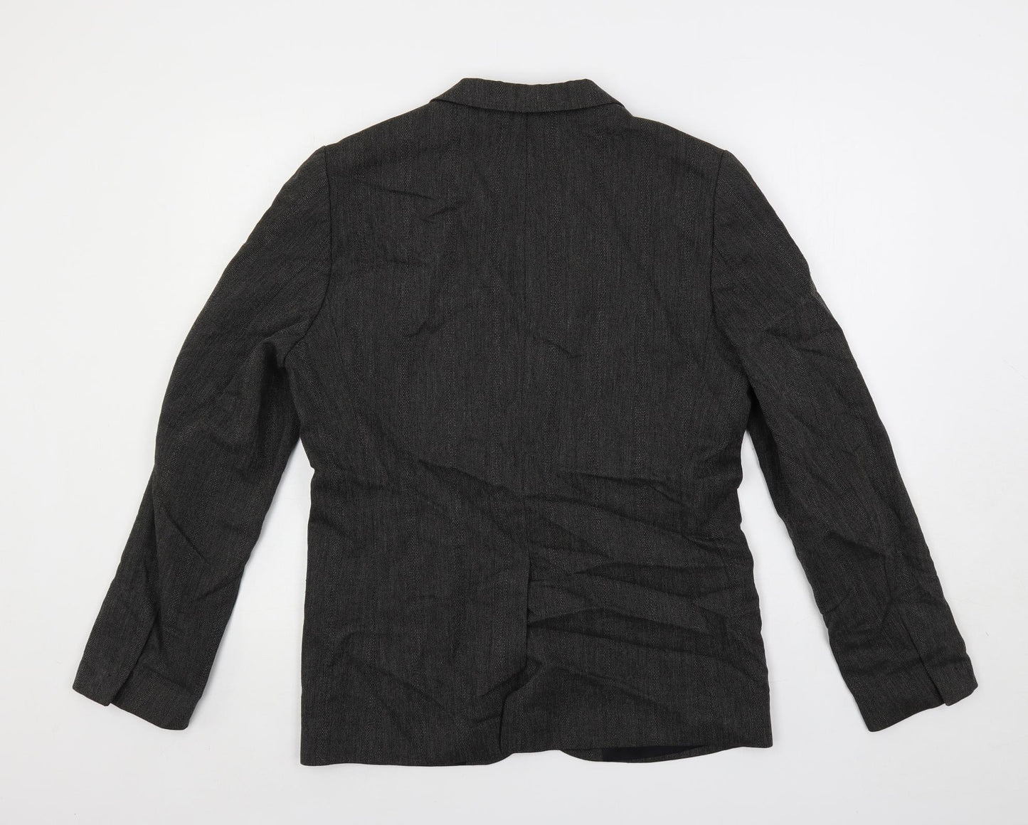 JUNK de LUXE Mens Grey Viscose Jacket Suit Jacket Size 38 Regular