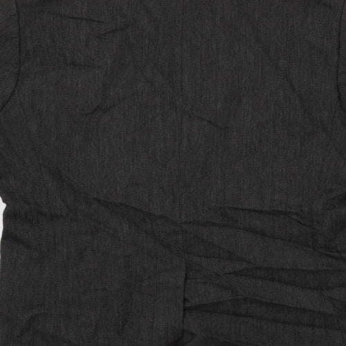 JUNK de LUXE Mens Grey Viscose Jacket Suit Jacket Size 38 Regular