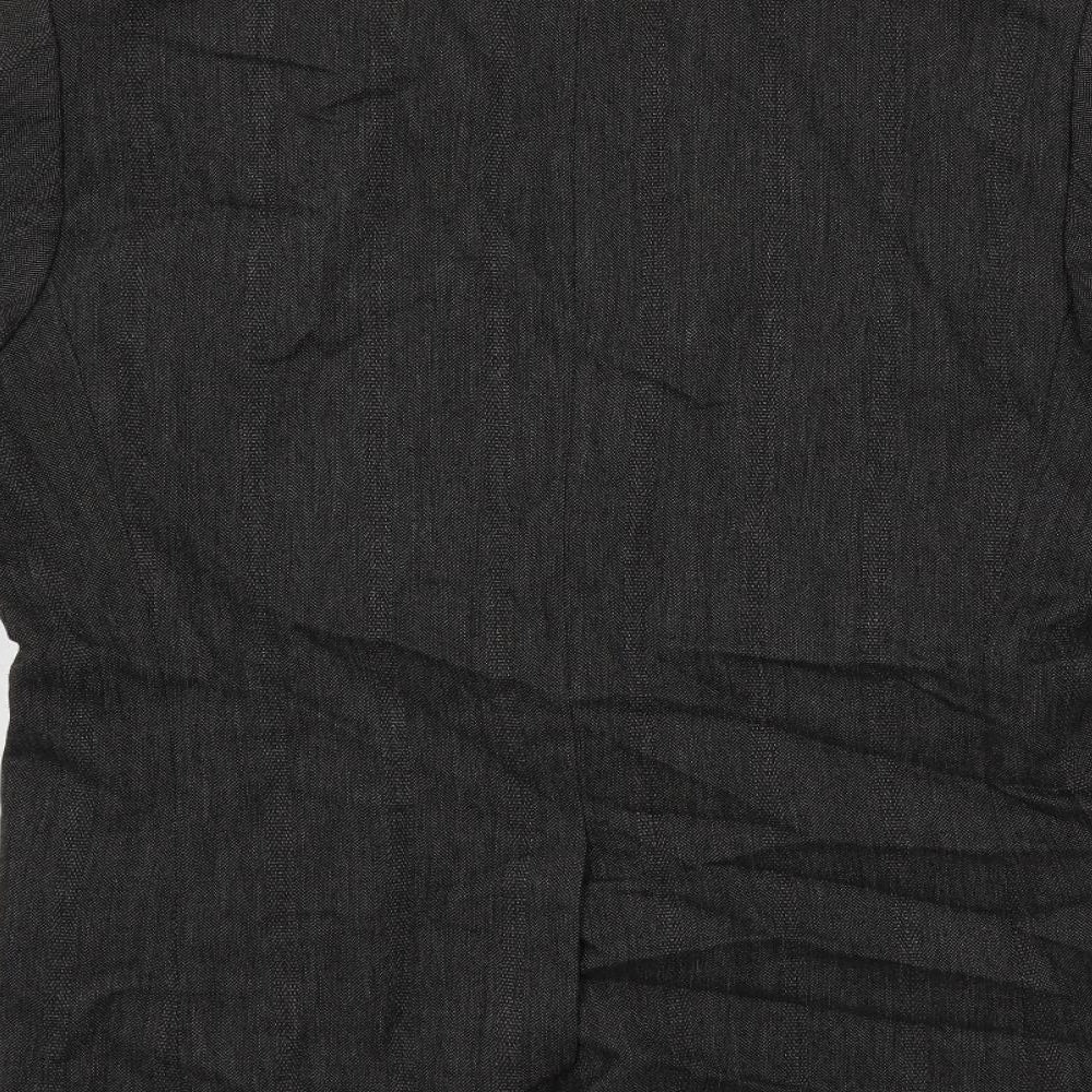 JUNK de LUXE Mens Grey Viscose Jacket Suit Jacket Size 38 Regular