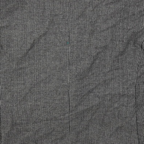 Marks and Spencer Mens Grey Geometric Wool Jacket Blazer Size 44 Regular