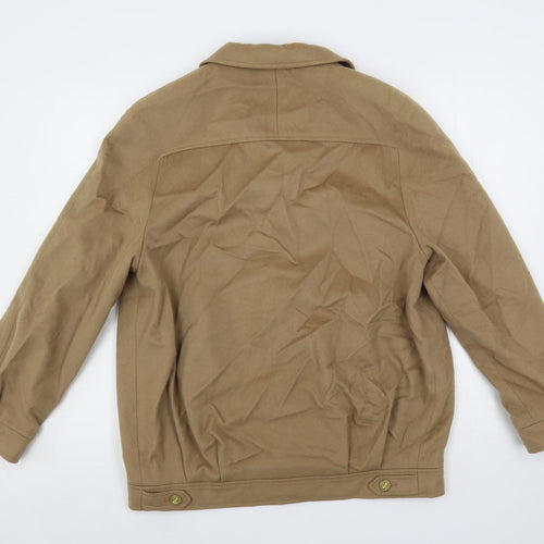 Lampert Womens Beige Jacket Size 10 Button