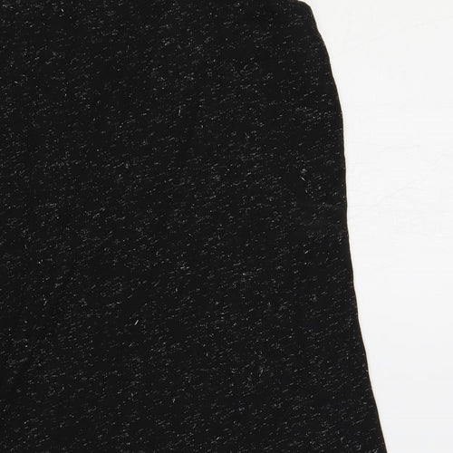 Dorothy Perkins Womens Black Polyester Basic Tank Size 10 Scoop Neck