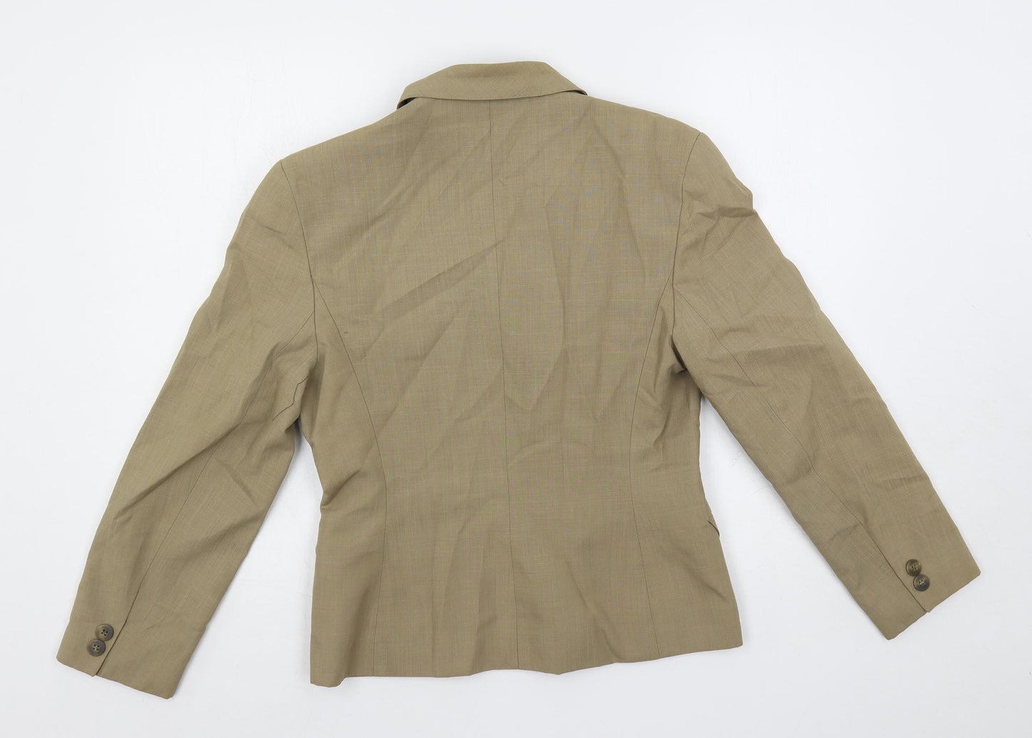 Planet Womens Beige Jacket Blazer Size 10 Button