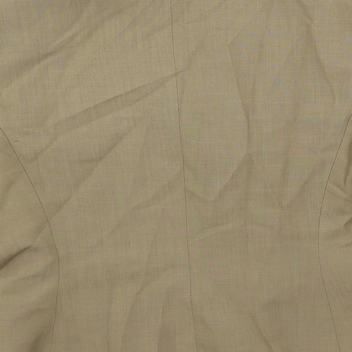 Planet Womens Beige Jacket Blazer Size 10 Button