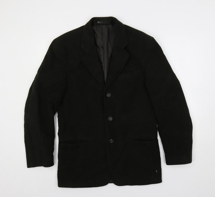 BHS Mens Green Cotton Jacket Blazer Size 36 Regular