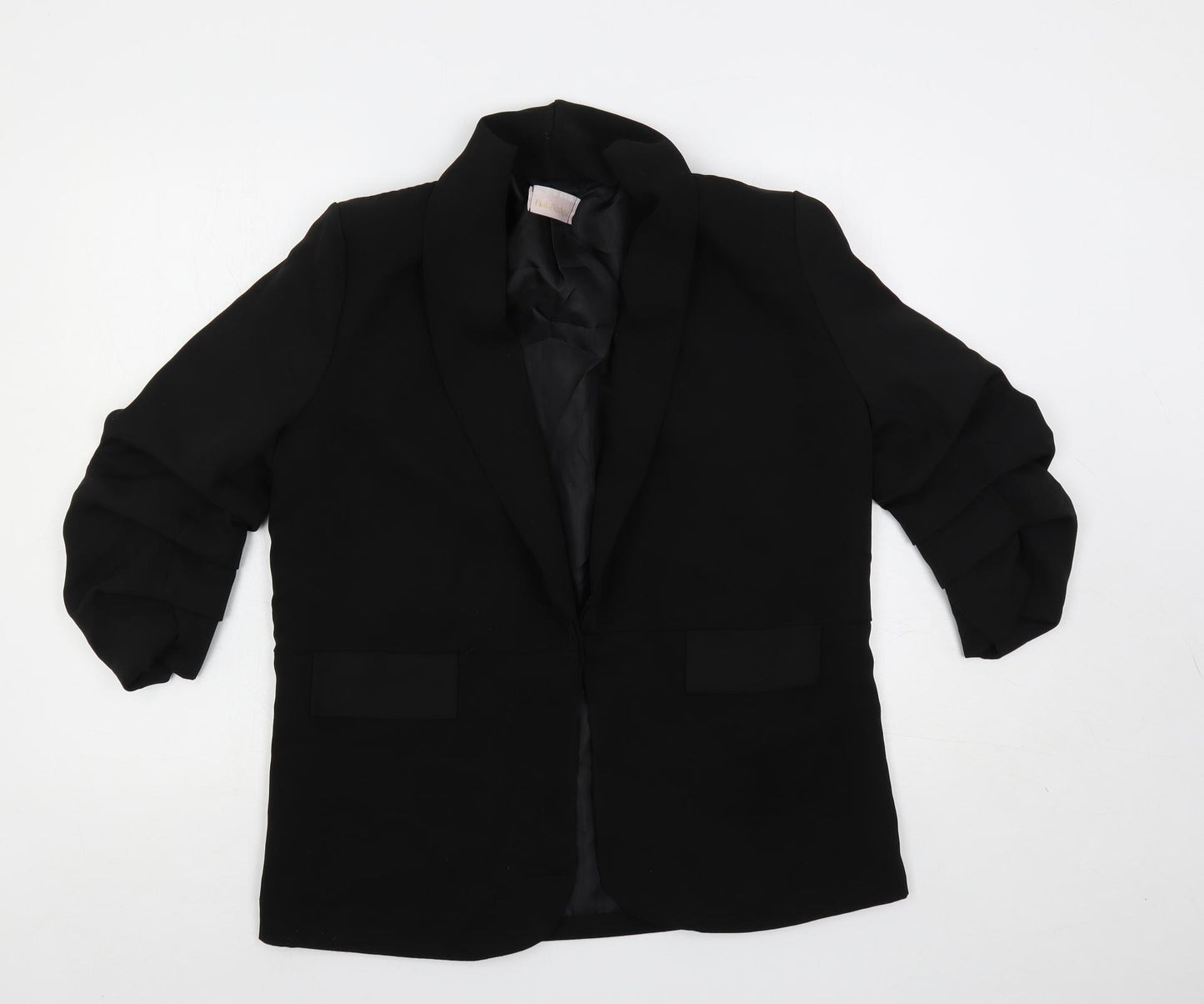 Pink Boutique Womens Black Jacket Blazer Size M - Open