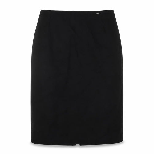 Great Plains Womens Black Wool Straight & Pencil Skirt Size 10 Zip - Lined