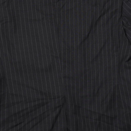 Marks and Spencer Mens Green Striped Wool Jacket Suit Jacket Size 44 Regular