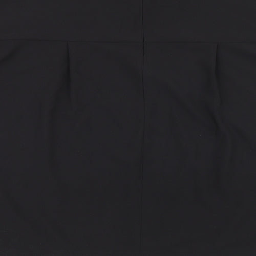 ASOS Womens Black Polyester Basic Blouse Size 12 Round Neck