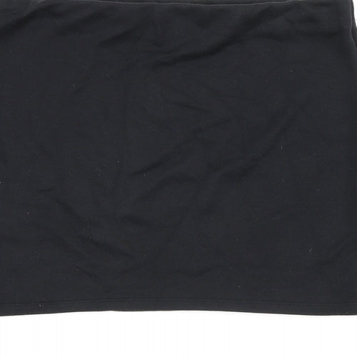 Shana by friday's Womens Black Polyester Mini Skirt Size 2XL