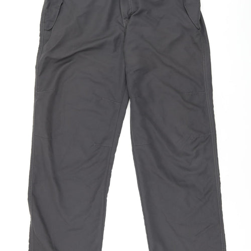 Westworld Mens Grey Polyester Trousers Size XL L31 in Regular Zip