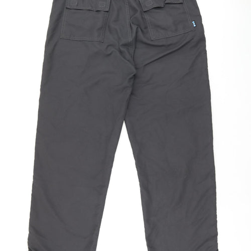 Westworld Mens Grey Polyester Trousers Size XL L31 in Regular Zip