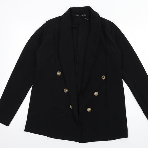 PRETTYLITTLETHING Womens Black Jacket Size 10