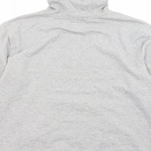 VANS Mens Grey Cotton Pullover Hoodie Size L - Logo