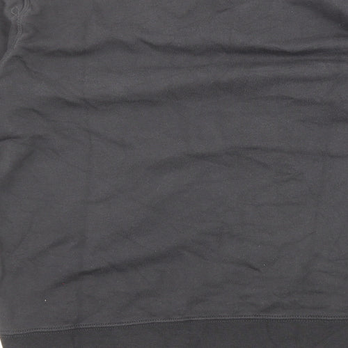 Marks and Spencer Mens Black Cotton Pullover Sweatshirt Size S