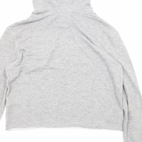 Superdry Womens Grey Cotton Pullover Hoodie Size M Pullover - NYC Superdry
