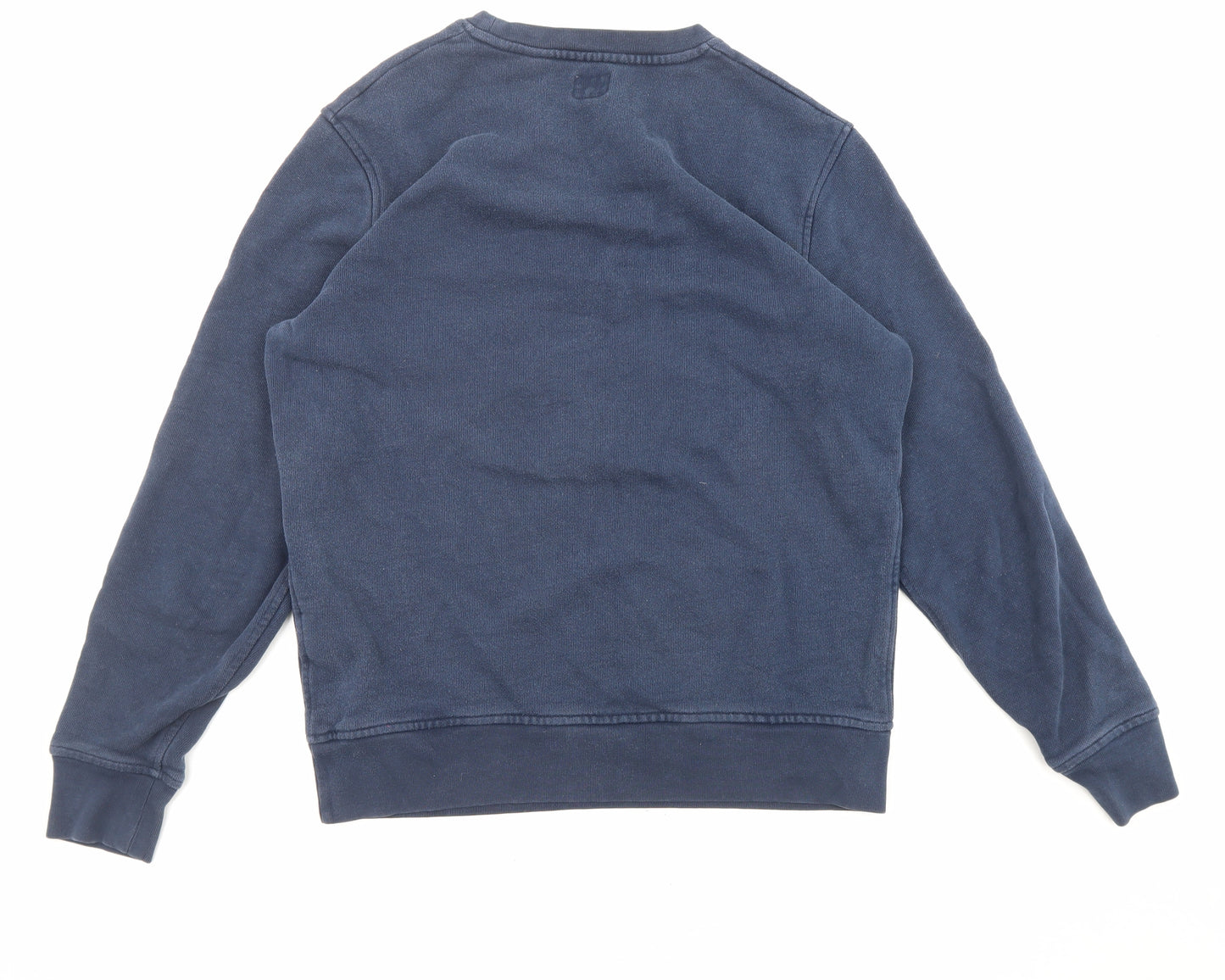 Levi's Mens Blue Cotton Pullover Sweatshirt Size M - Logo Embroidered
