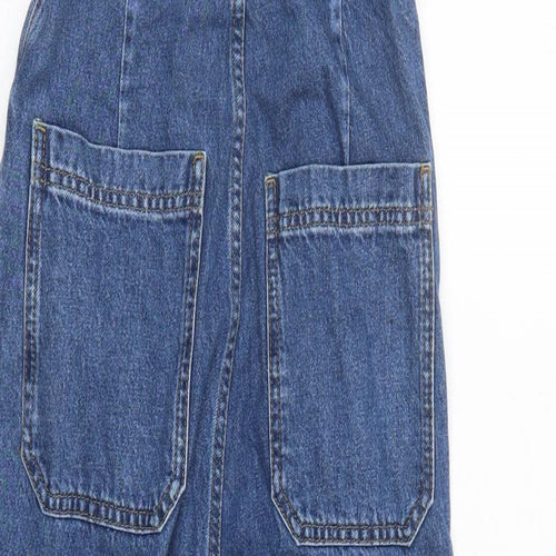 BDG Womens Blue Cotton Dungaree One-Piece Size XS L24 in Button