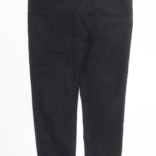 Marks and Spencer Womens Black Cotton Jegging Jeans Size 14 L28 in Regular - Stretch