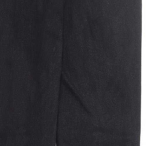 Marks and Spencer Womens Black Cotton Jegging Jeans Size 14 L28 in Regular - Stretch