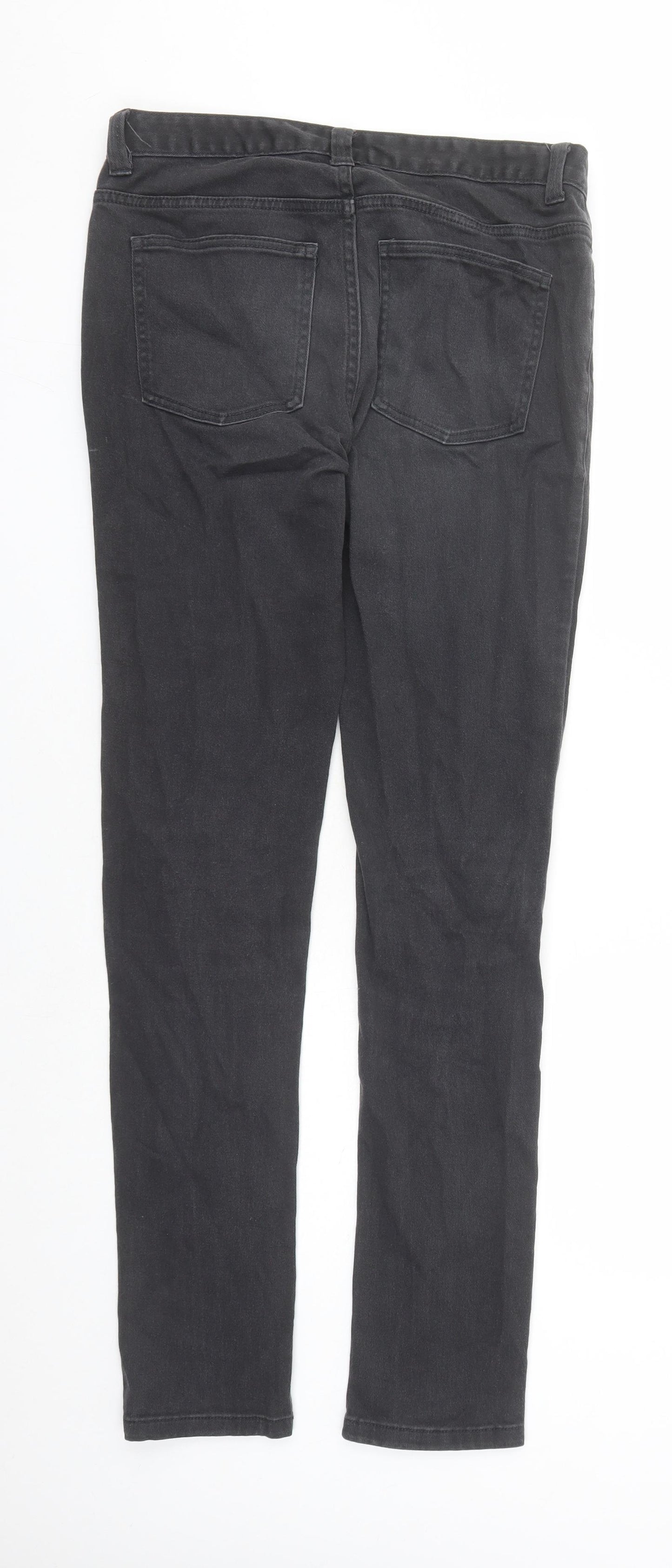 Denim & Co. Mens Grey Cotton Skinny Jeans Size 30 in L32 in Regular Zip